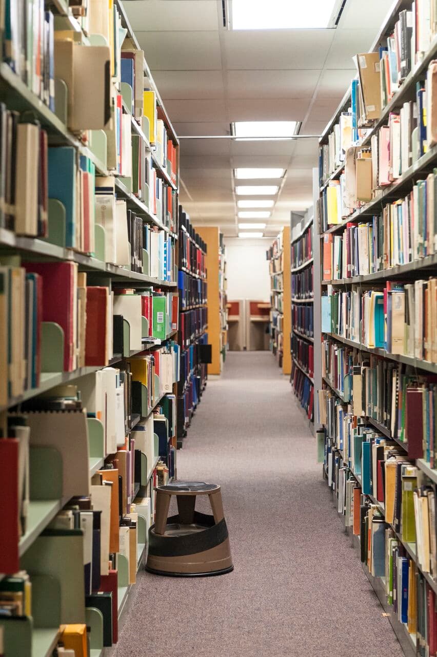 Photo book books on shelves
