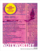 image of the cover of the fall 2024 issue of noteworthy newsletter